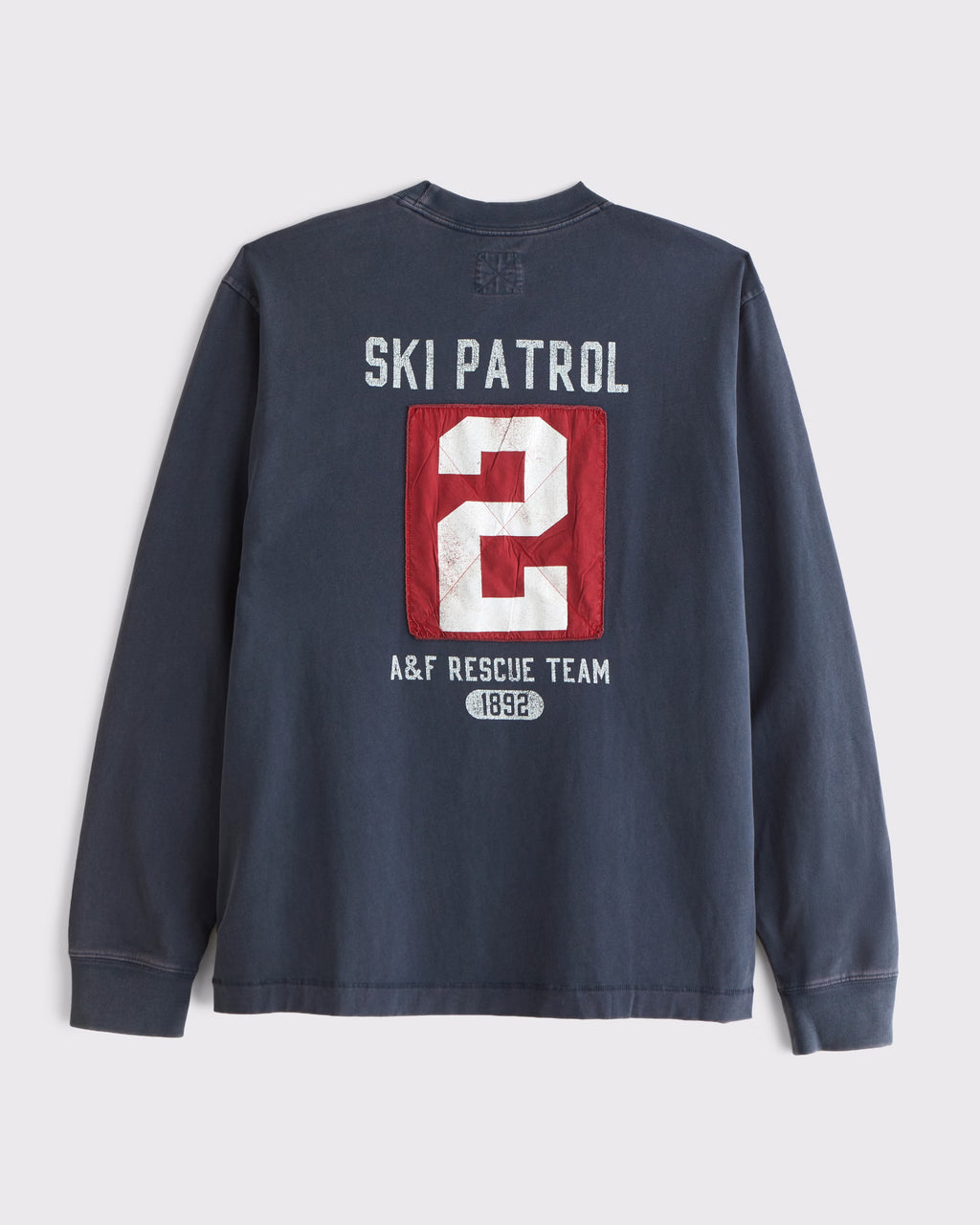 Abercrombie 7 fitch - Long-Sleeve Graphic Logo Tee