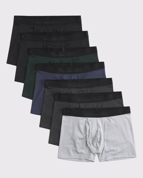 Abercrombie & Fitch - 5" 7-Pack A&F Performance Boxer Briefs IMMEDIATE