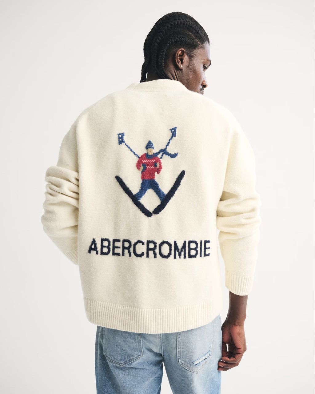 Abercrombie & Fitch - Graphic Logo Cardigan