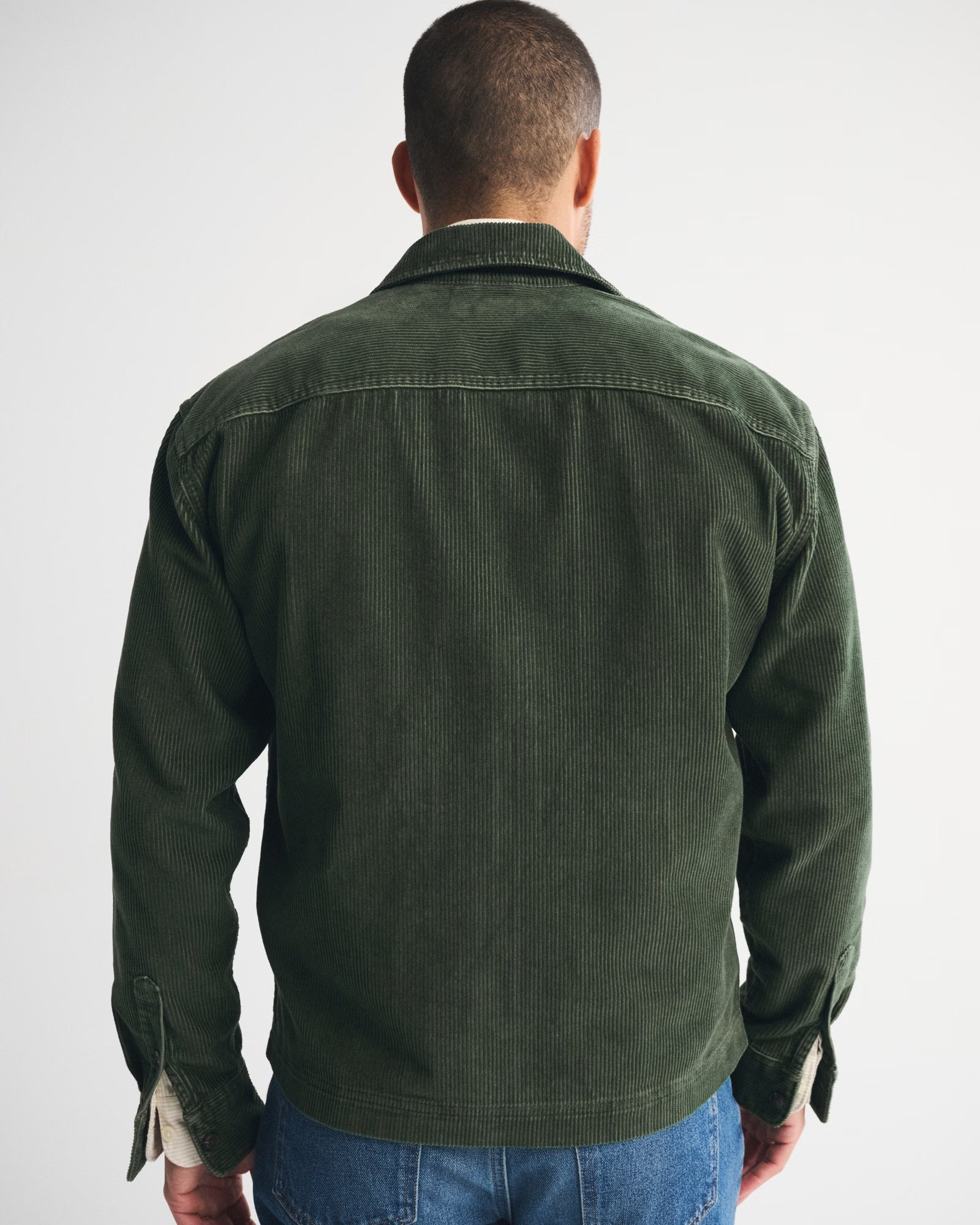 Abercrombie & Fitch - Corduroy Zip Shirt Jacket