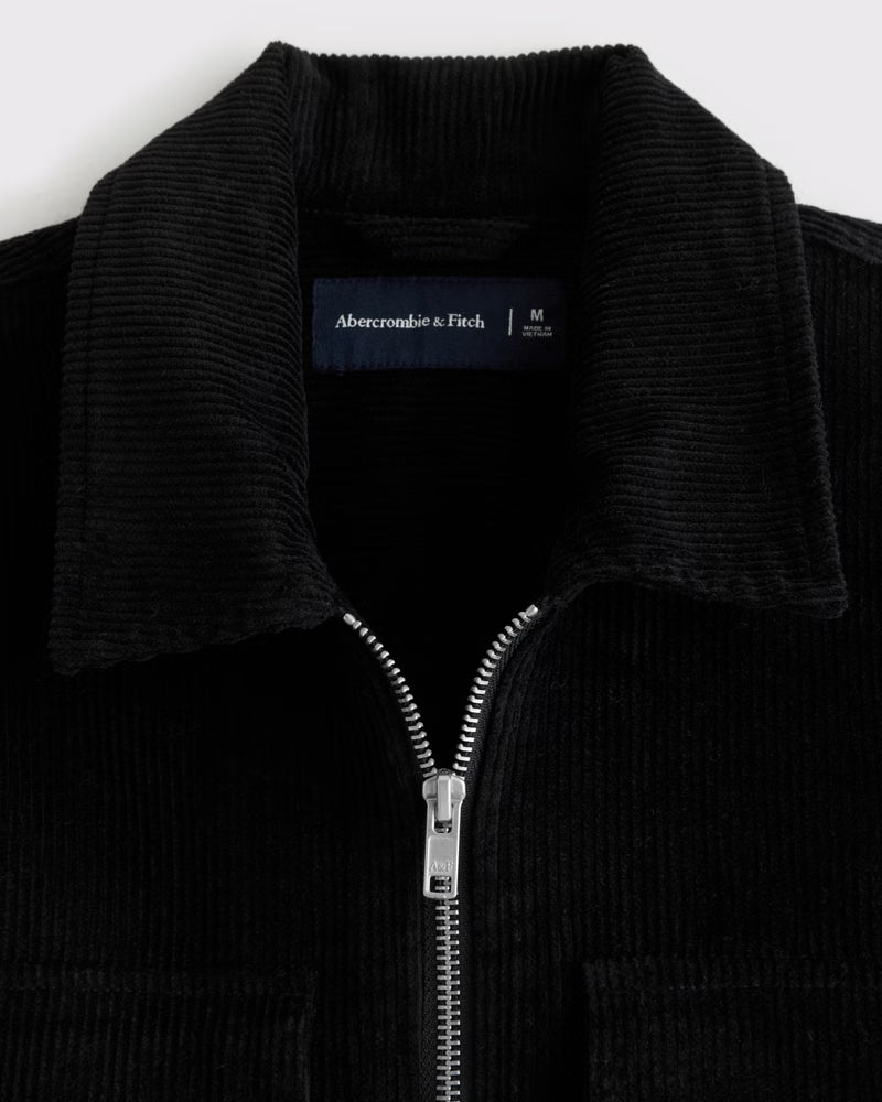 Abercrombie & Fitch - Corduroy Zip Shirt Jacket