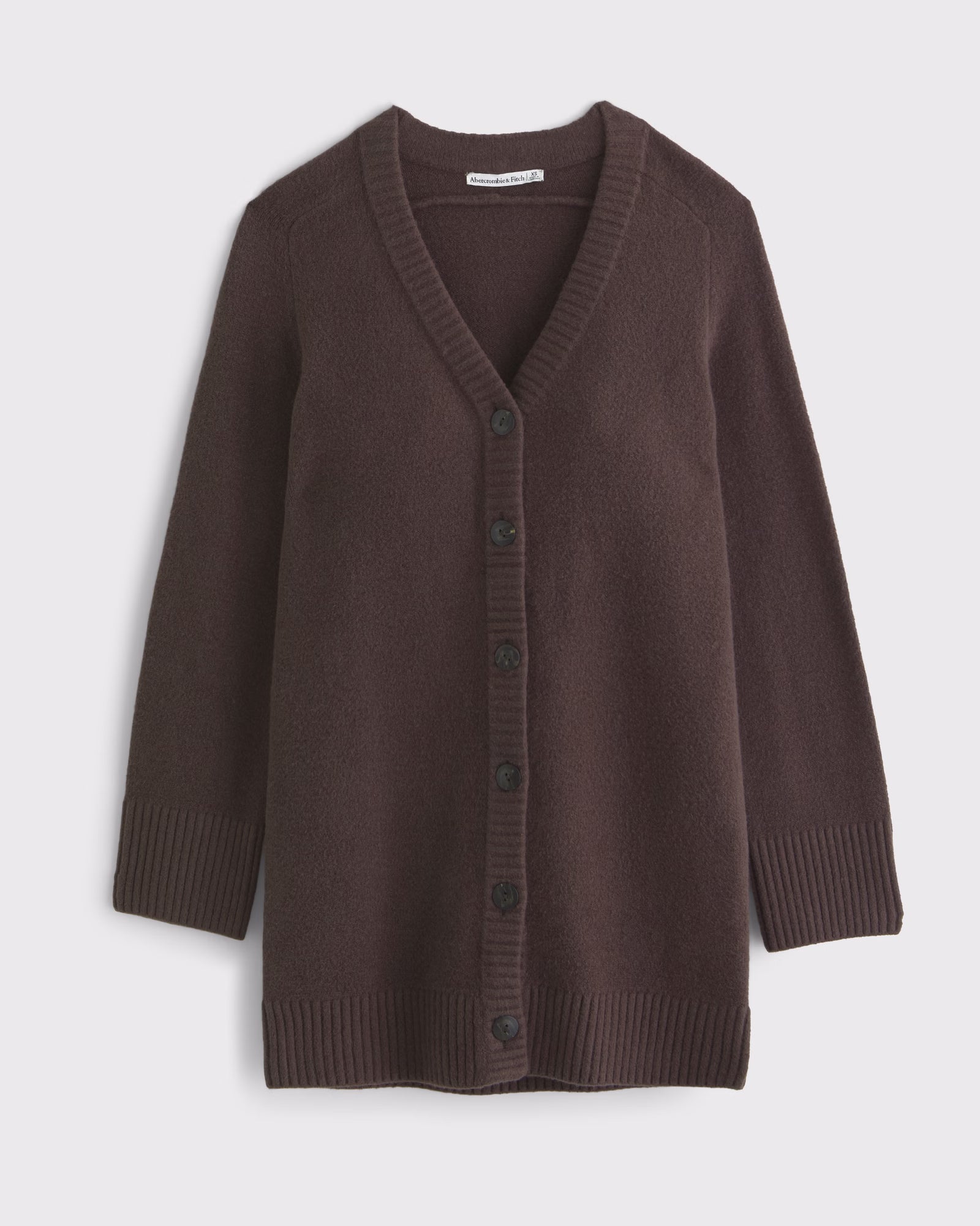 Abercrombie & Fitch - Long-Sleeve Cardigan Mini Sweater Dress