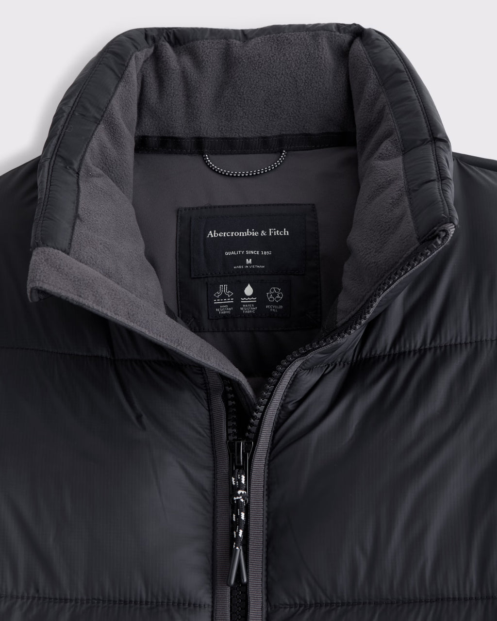 Abercrombie & Fitch - A&F AirCloud Mockneck Puffer