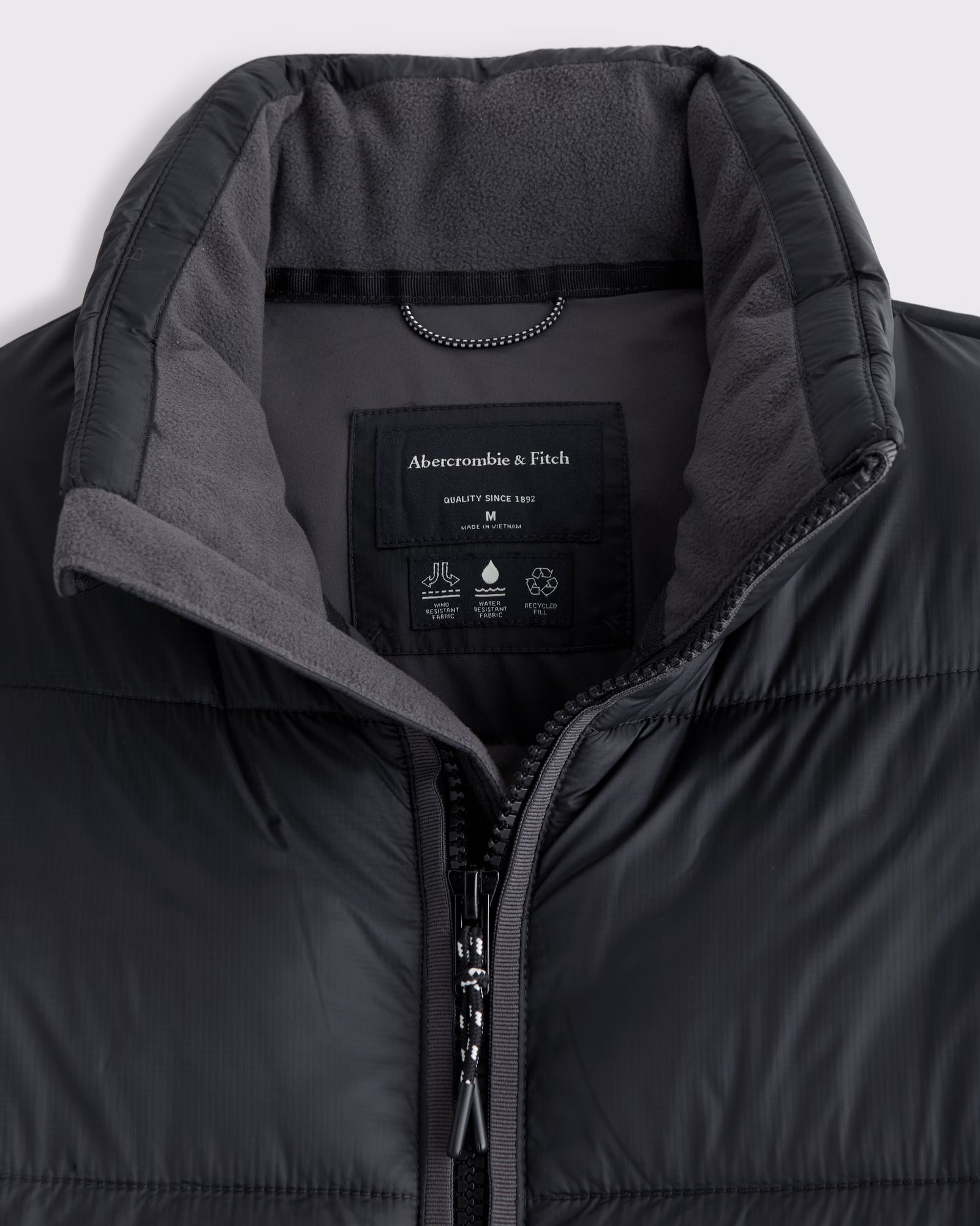 Abercrombie & Fitch - A&F AirCloud Mockneck Puffer IMMEDIATE
