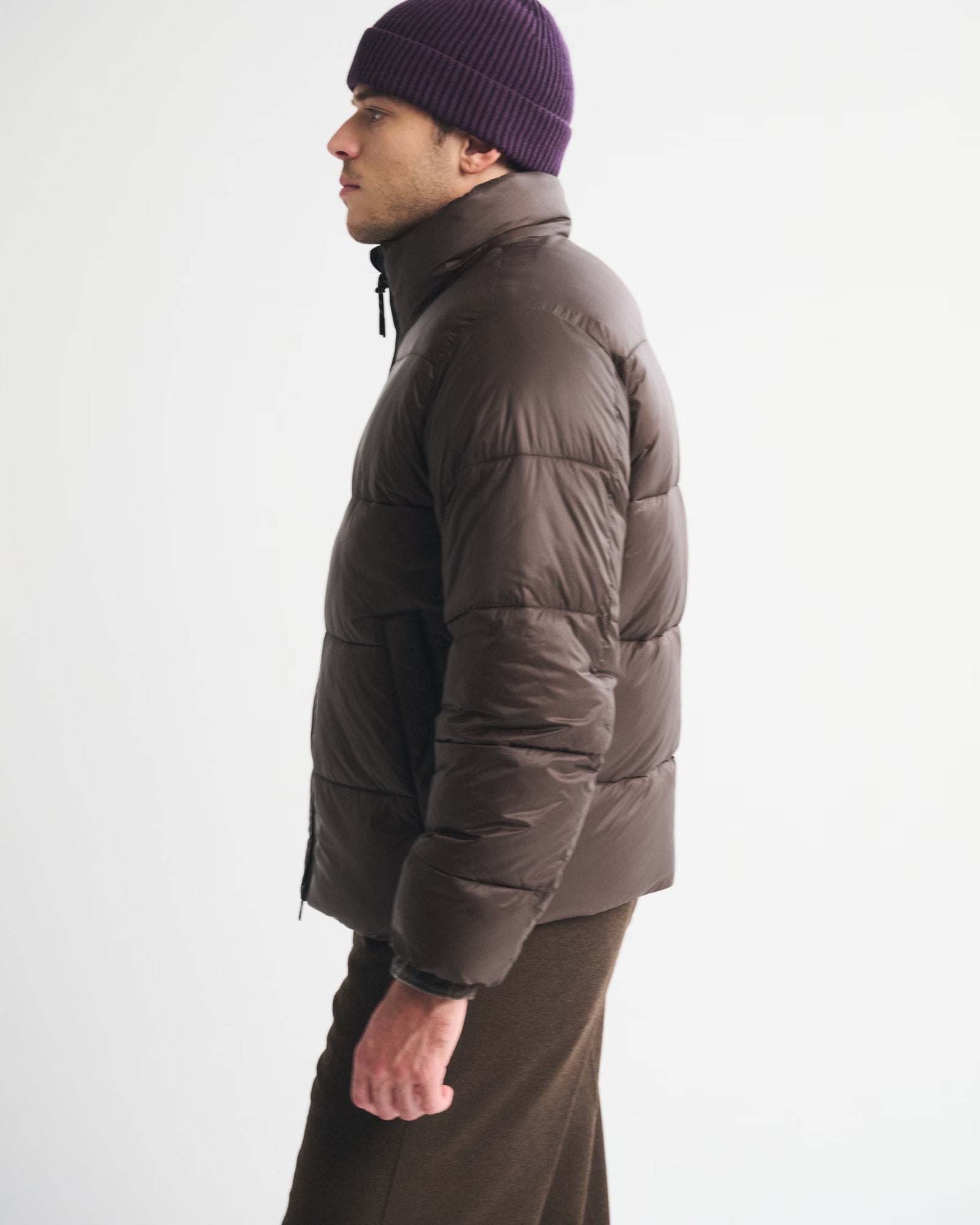 Abercrombie & Fitch - A&F AirCloud Mockneck Puffer