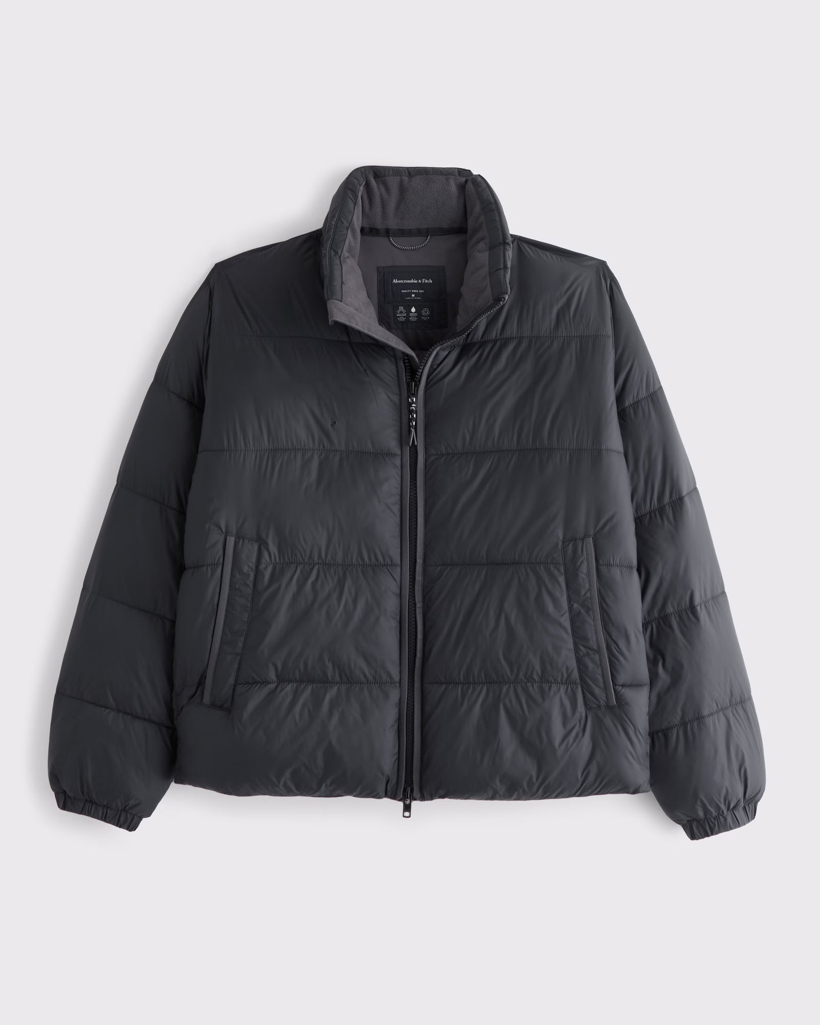 Abercrombie & Fitch - A&F AirCloud Mockneck Puffer IMMEDIATE