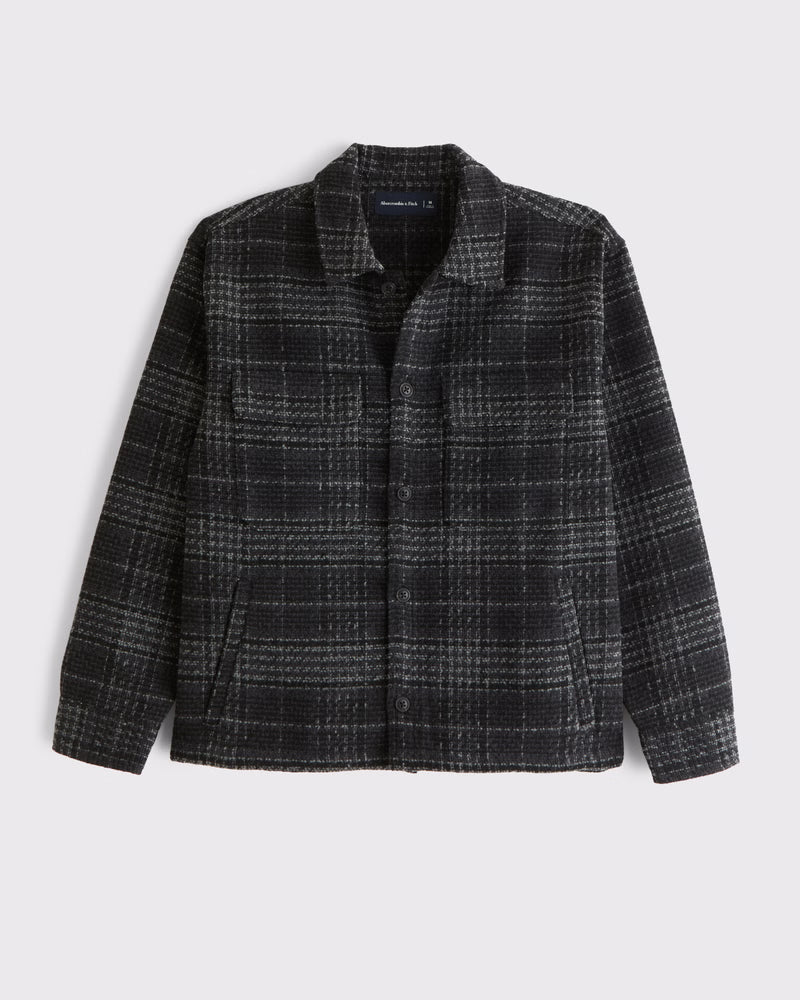 Abercrombie & Fitch - Boucle Shirt Jacket