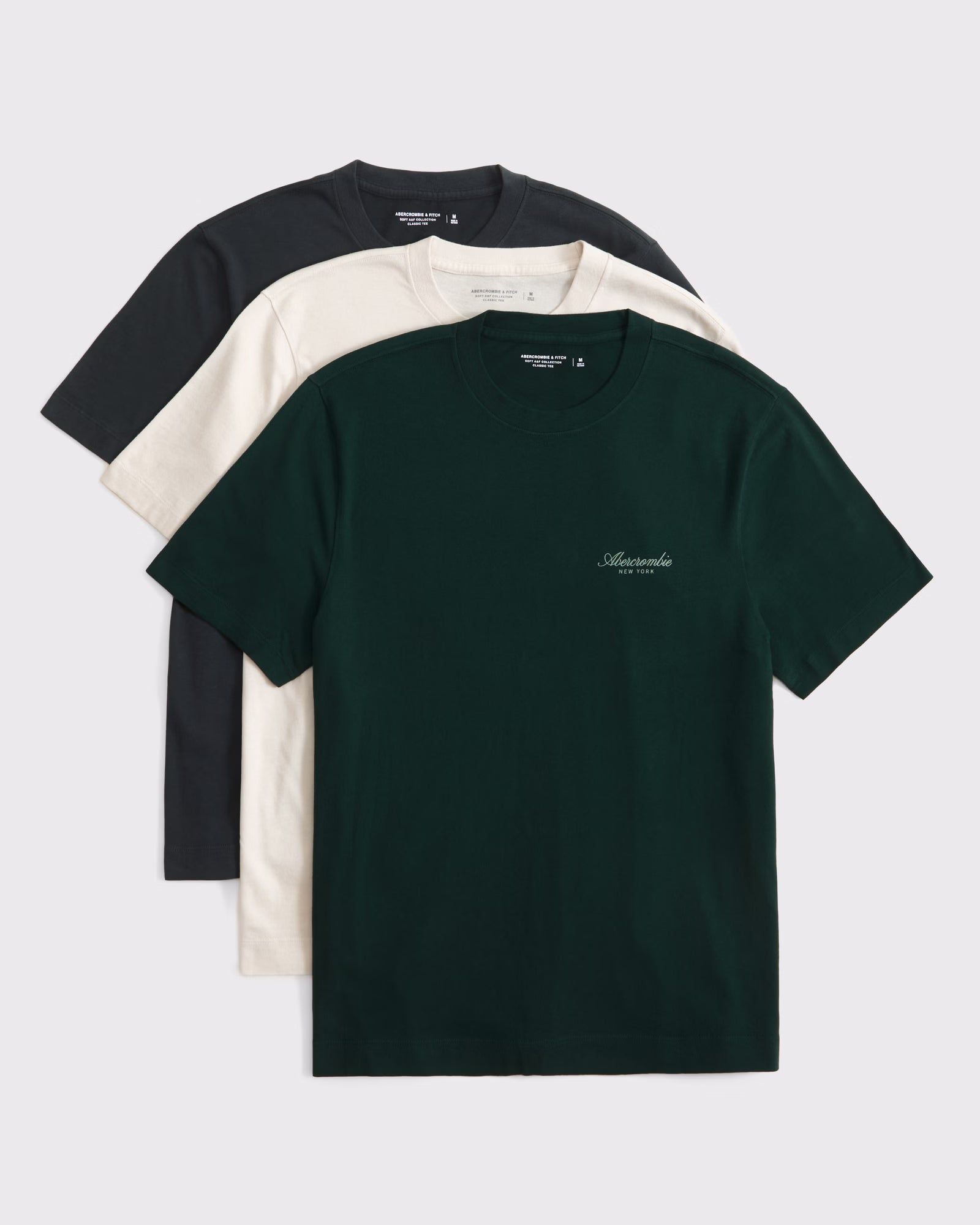 Abercrombie & Fitch - 3-Pack Logo Tees