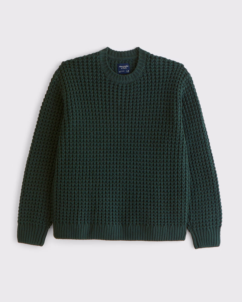 Abercrombie & Fitch - Chunky Waffle Crew Sweater