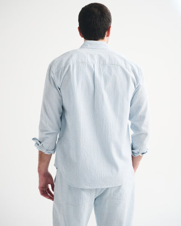 Abercrombie & Fitch - Seersucker Button-Up Shirt