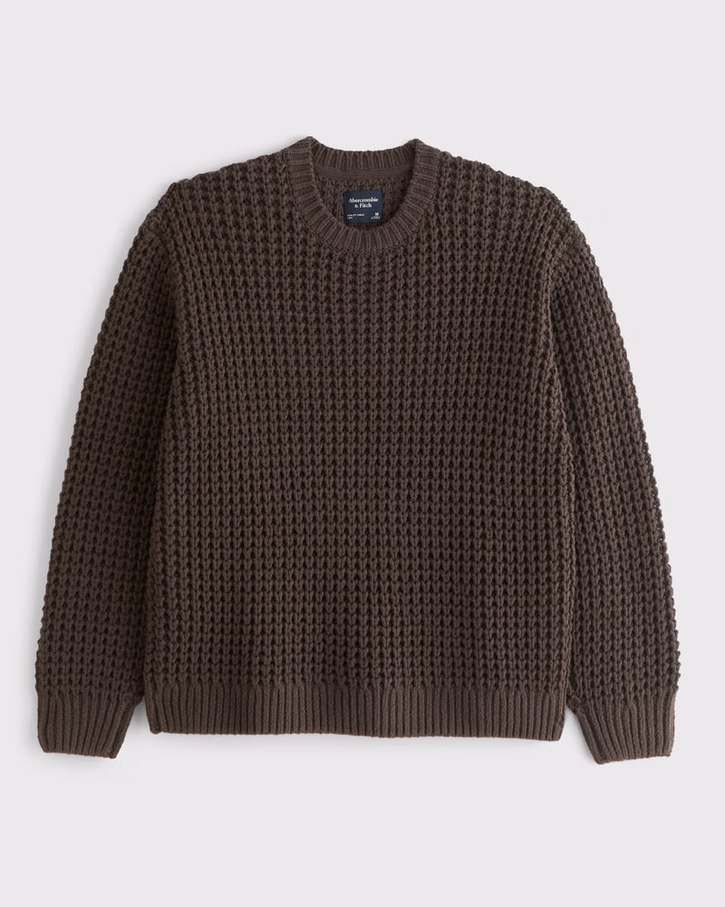 Abercrombie & Fitch - Chunky Waffle Crew Sweater