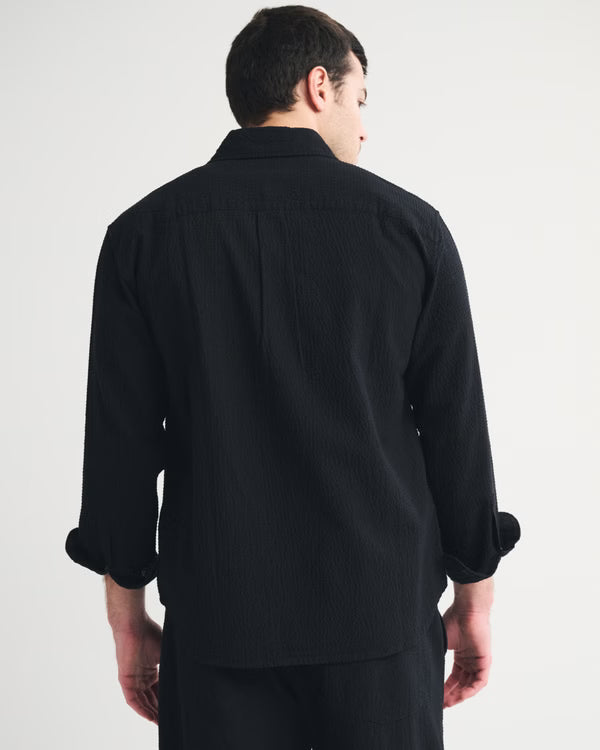 Abercrombie & Fitch - Seersucker Button-Up Shirt