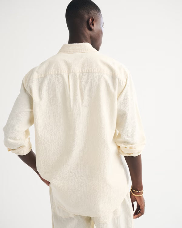 Abercrombie & Fitch - Seersucker Button-Up Shirt