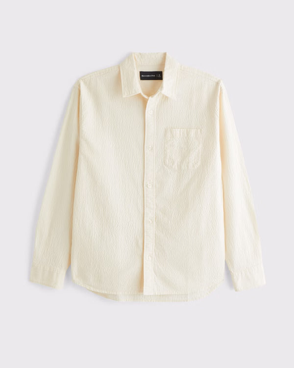Abercrombie & Fitch - Seersucker Button-Up Shirt