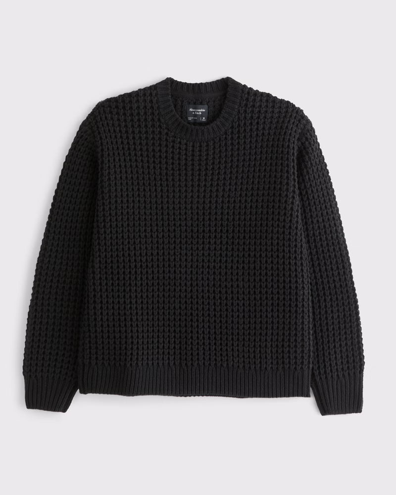 Abercrombie & Fitch - Chunky Waffle Crew Sweater