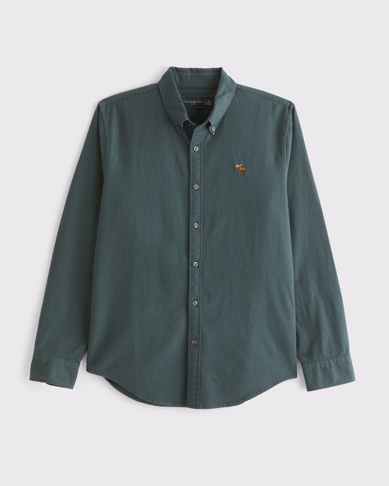 Abercrombie & Fitch - Signature Icon Slim Oxford Shirt IMMEDIATE
