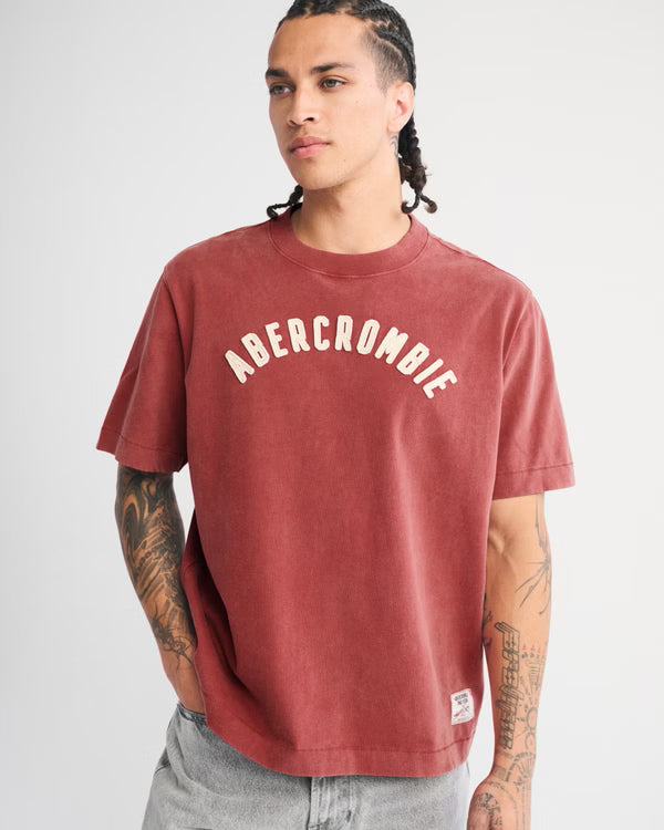 Abercrombie & Fitch - Premium Heavyweight 2.0 Logo Tee