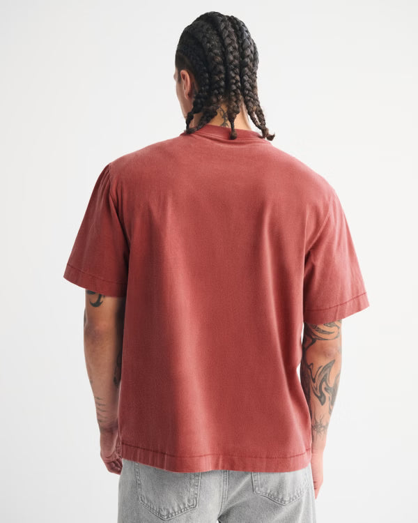 Abercrombie & Fitch - Premium Heavyweight 2.0 Logo Tee