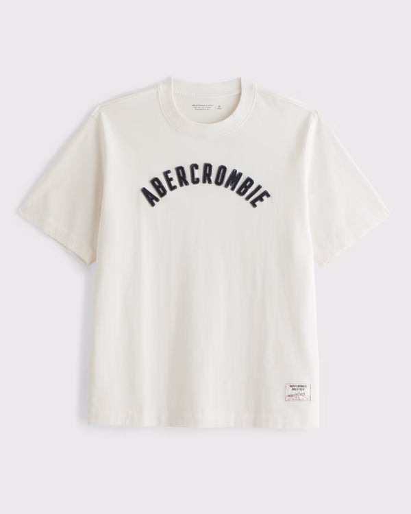 Abercrombie & Fitch - Premium Heavyweight 2.0 Logo Tee