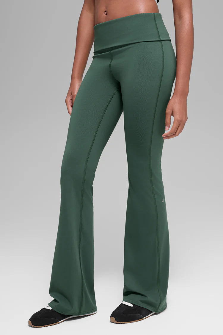 ALO YOGA - Softsculpt Foldover Flare Legging (Regular)