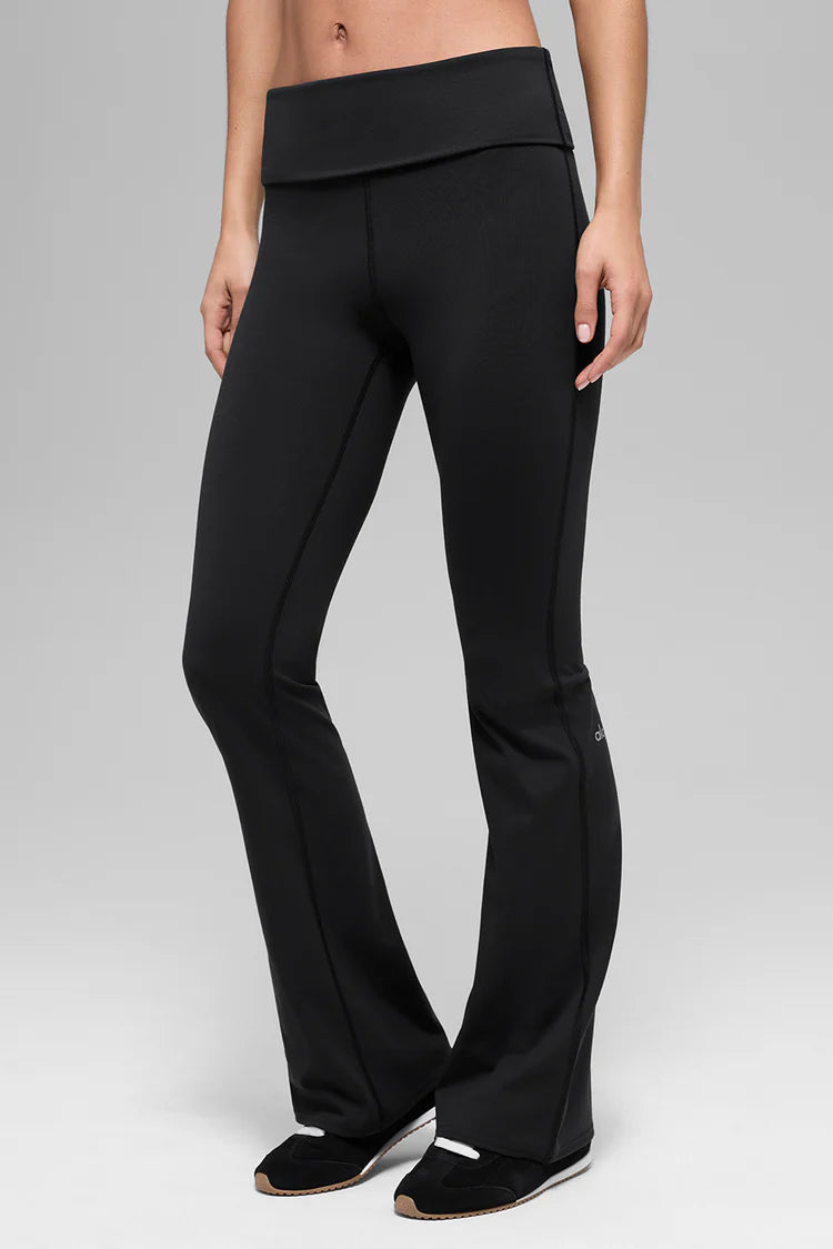 ALO YOGA - Softsculpt Foldover Flare Legging (Regular)
