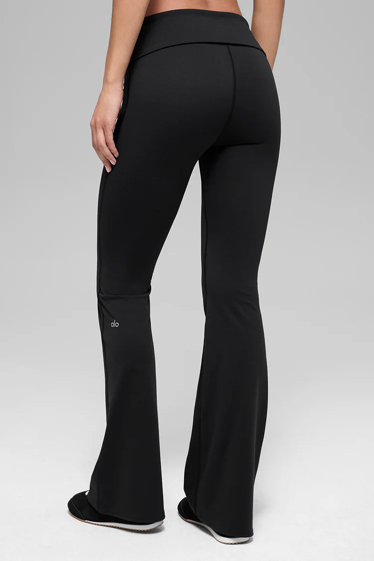 ALO YOGA - Softsculpt Foldover Flare Legging (Regular)