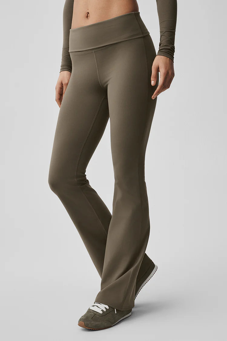 ALO YOGA - Softsculpt Foldover Flare Legging (Regular)