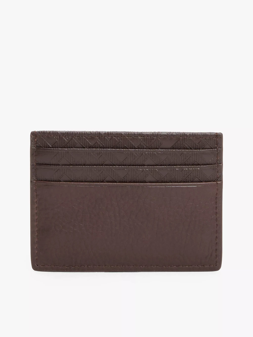 Tommy Hilfiger - Pebbled Leather Monogram Card Holder
