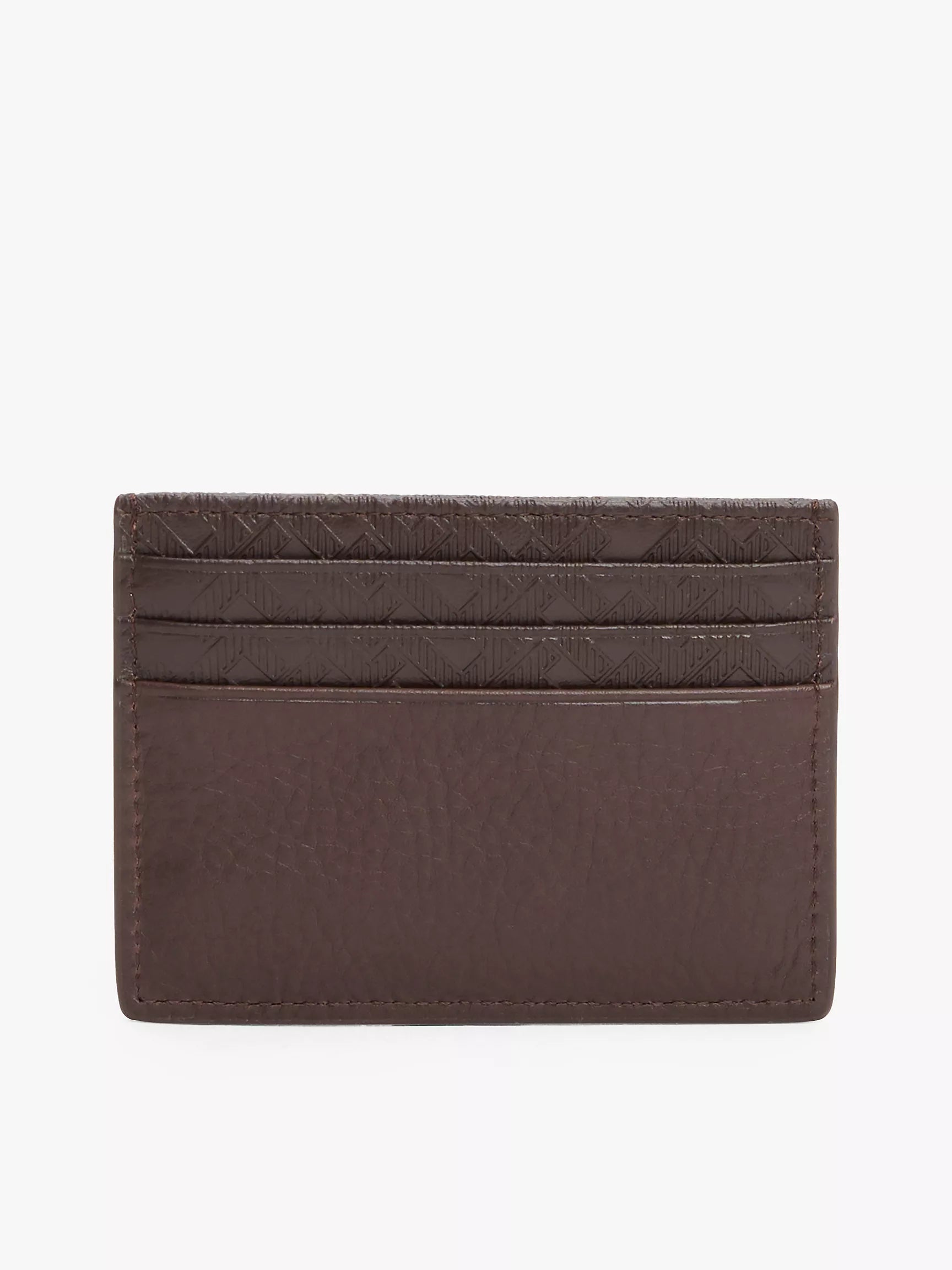 Tommy Hilfiger - Pebbled Leather Monogram Card Holder