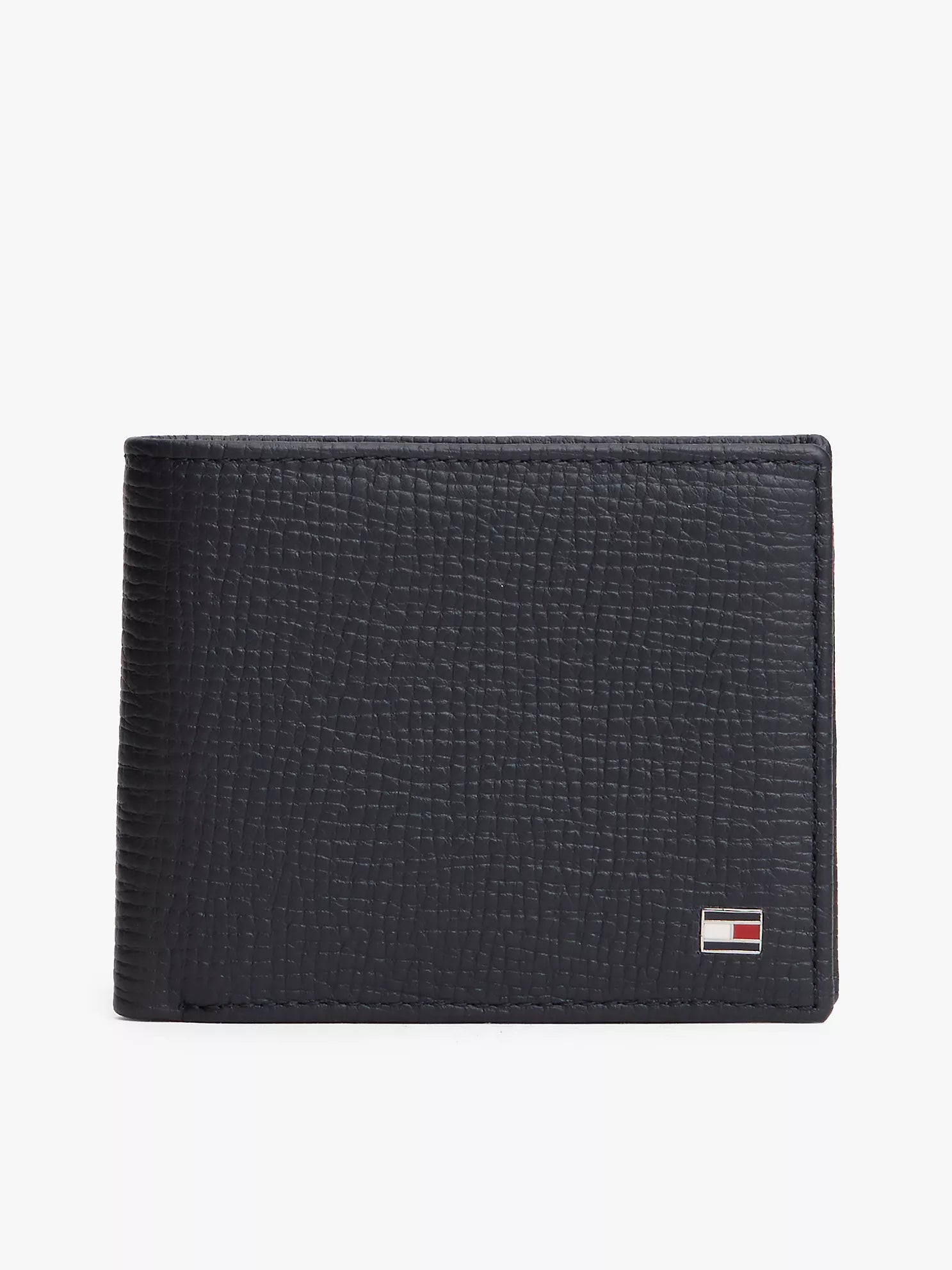 Tommy Hilfiger - Pebbled Leather Bifold Card Wallet