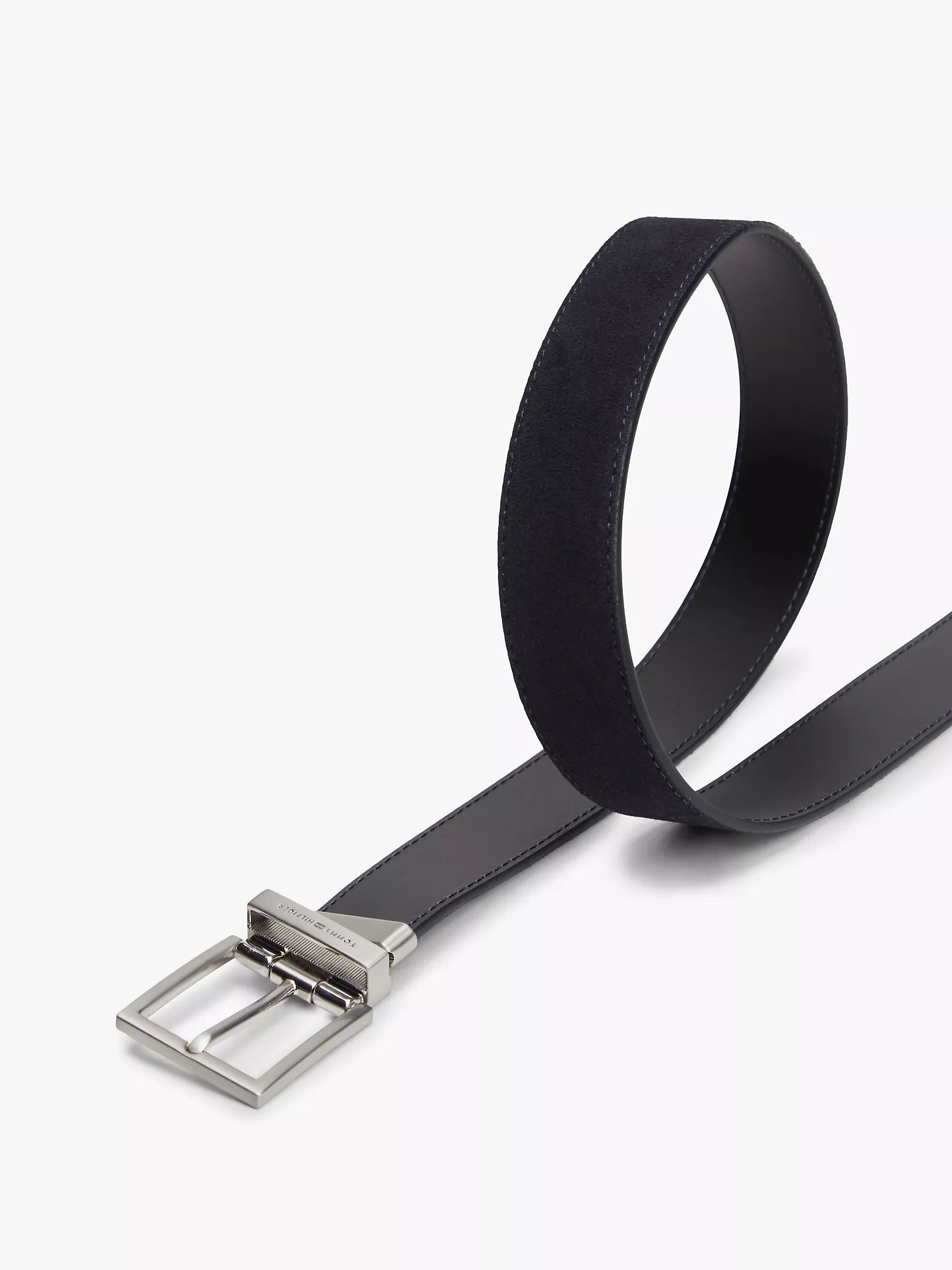 Tommy Hilfiger - Reversible Square Buckle Leather Belt