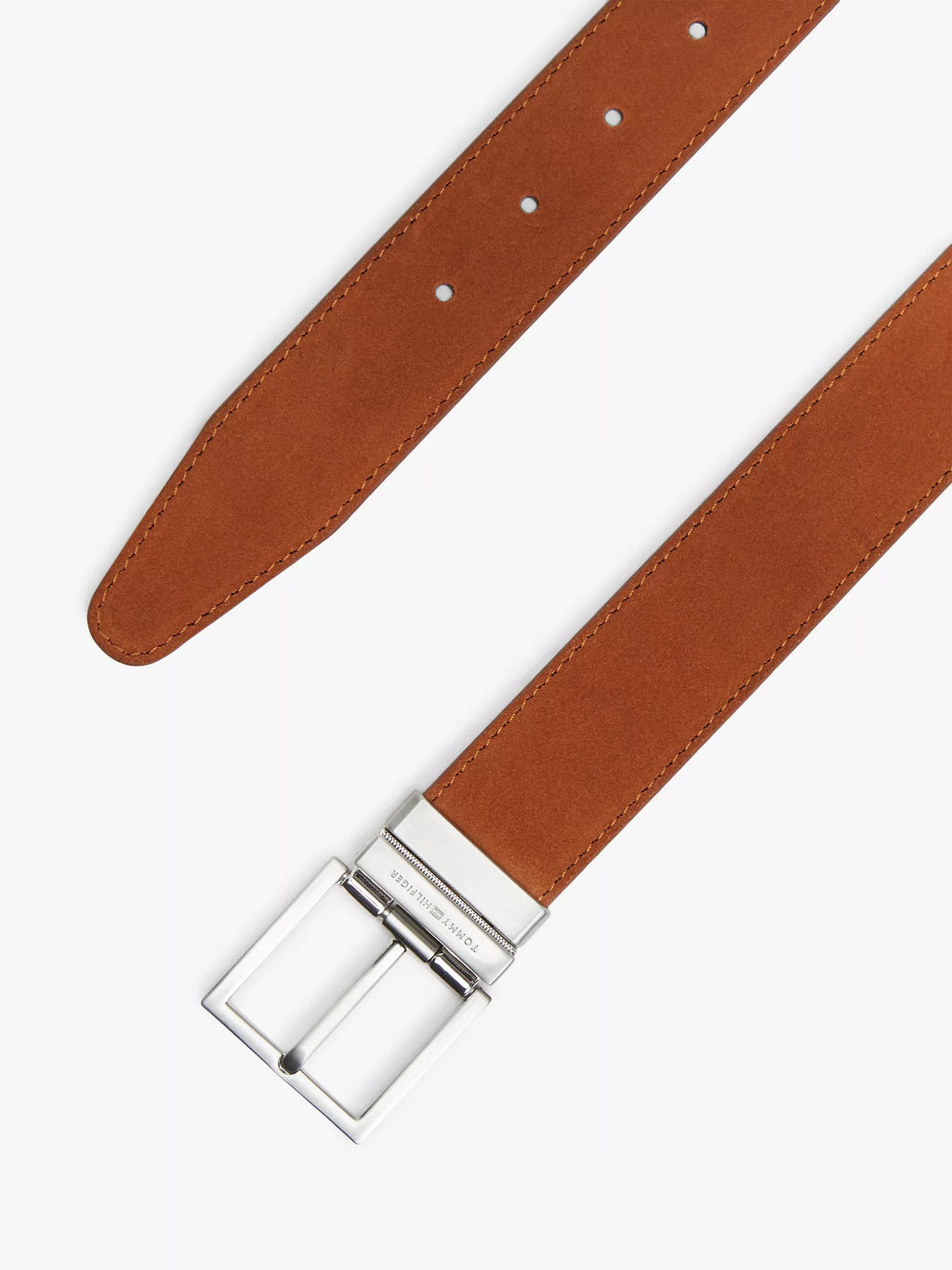 Tommy Hilfiger - Reversible Square Buckle Leather Belt