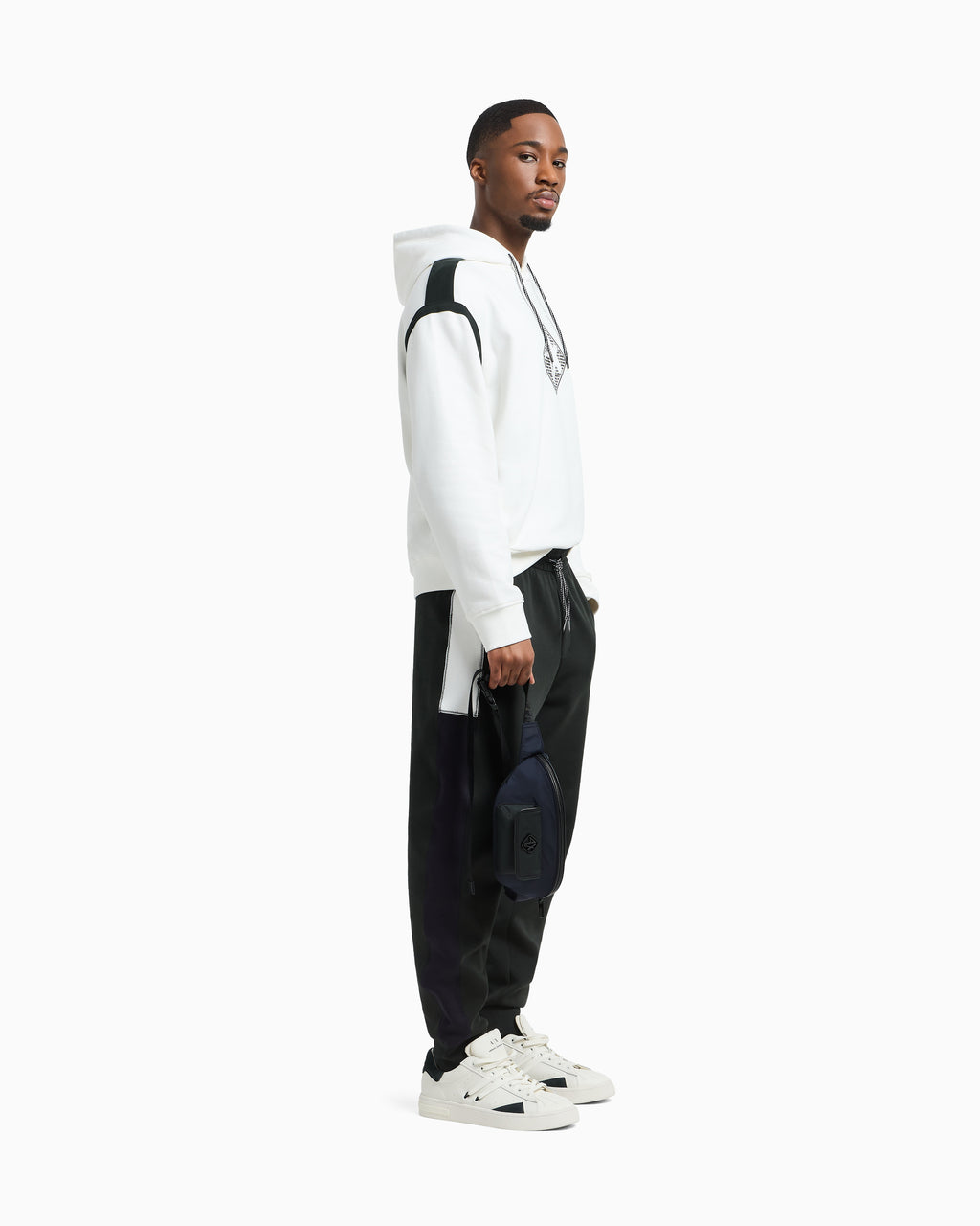 Armani Exchange - Hoodie With Maxi Logo On The Chest