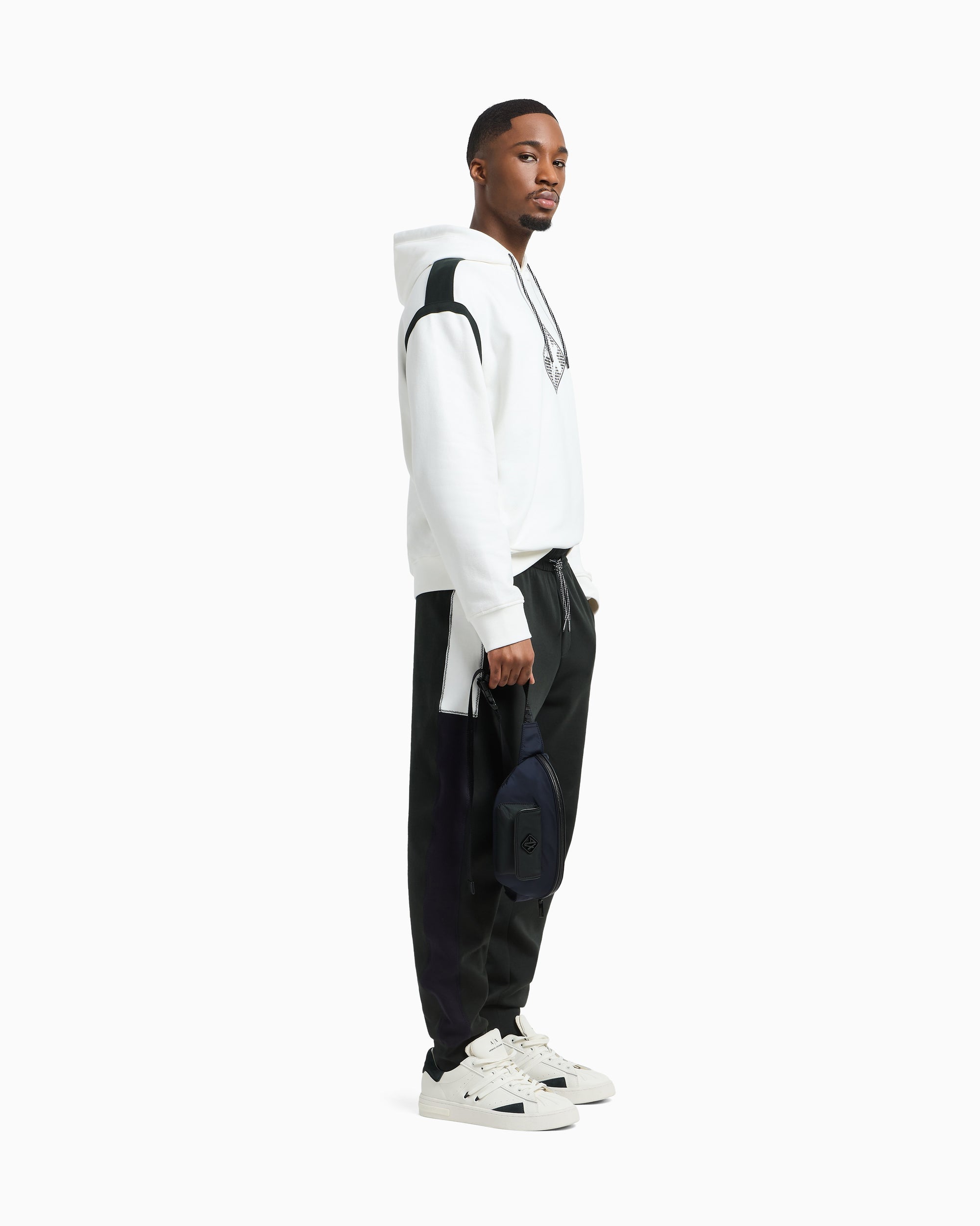 Armani Exchange - Hoodie With Maxi Logo On The Chest