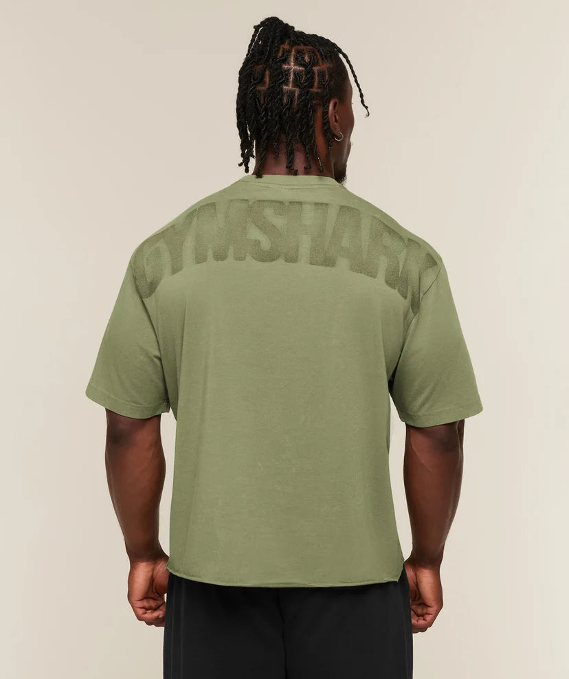 GYMSHARK - Power Washed Oversized T-Shirt