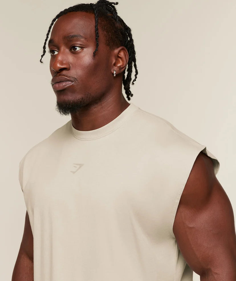 GYMSHARK - Power Washed Cut off Tank