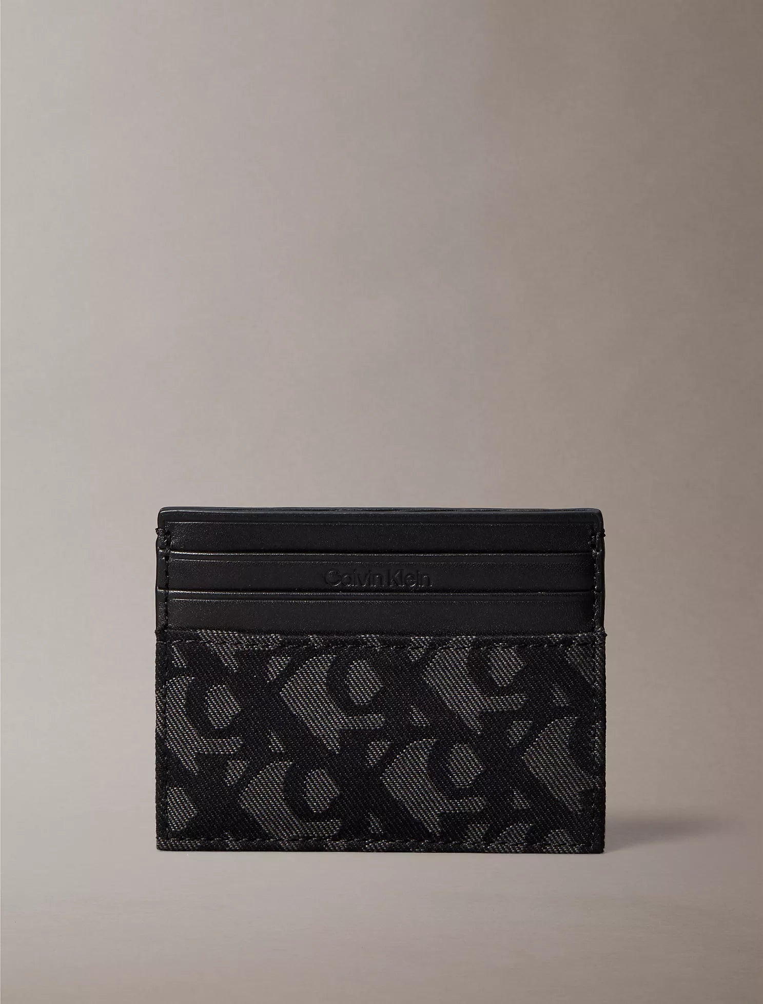 Calvin Klein - Allover Monogram Card Case IMMEDIATE