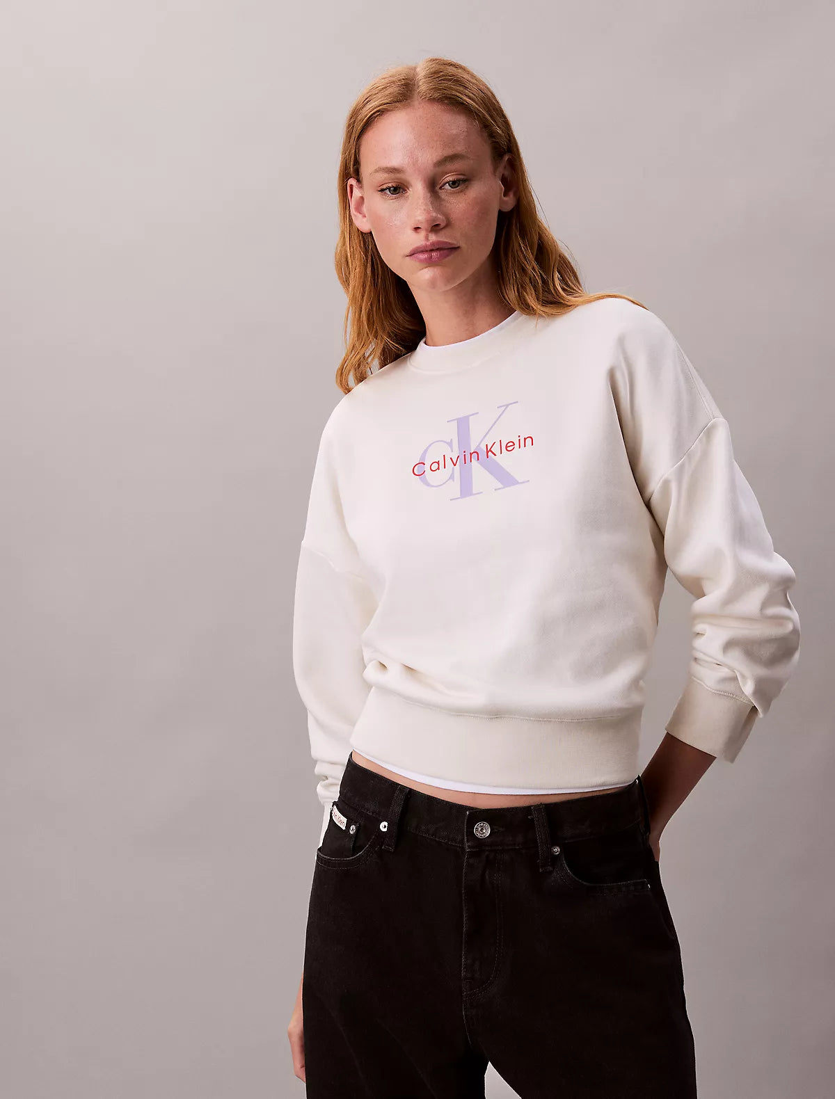 Calvin Klein - Monologo Fleece Relaxed Sweatshirt