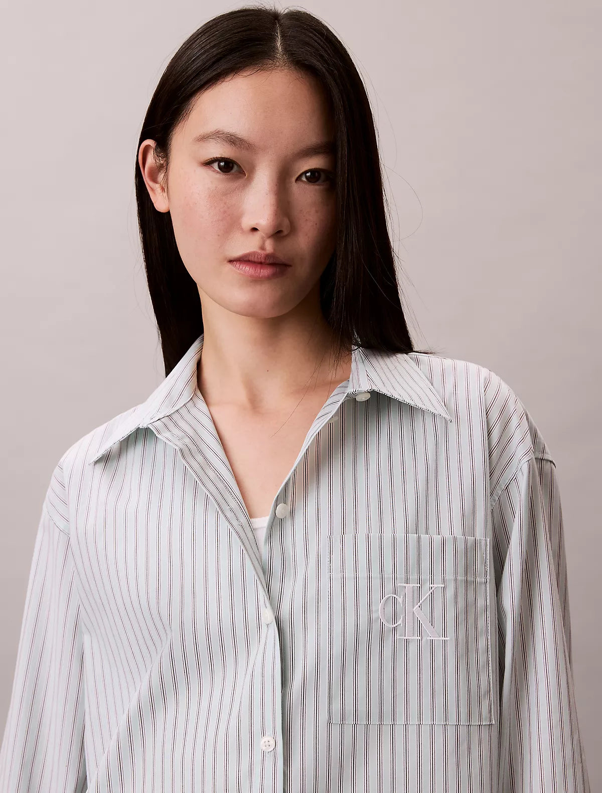 Calvin Klein - Yarn-Dyed Stripe Button-Down Shirt