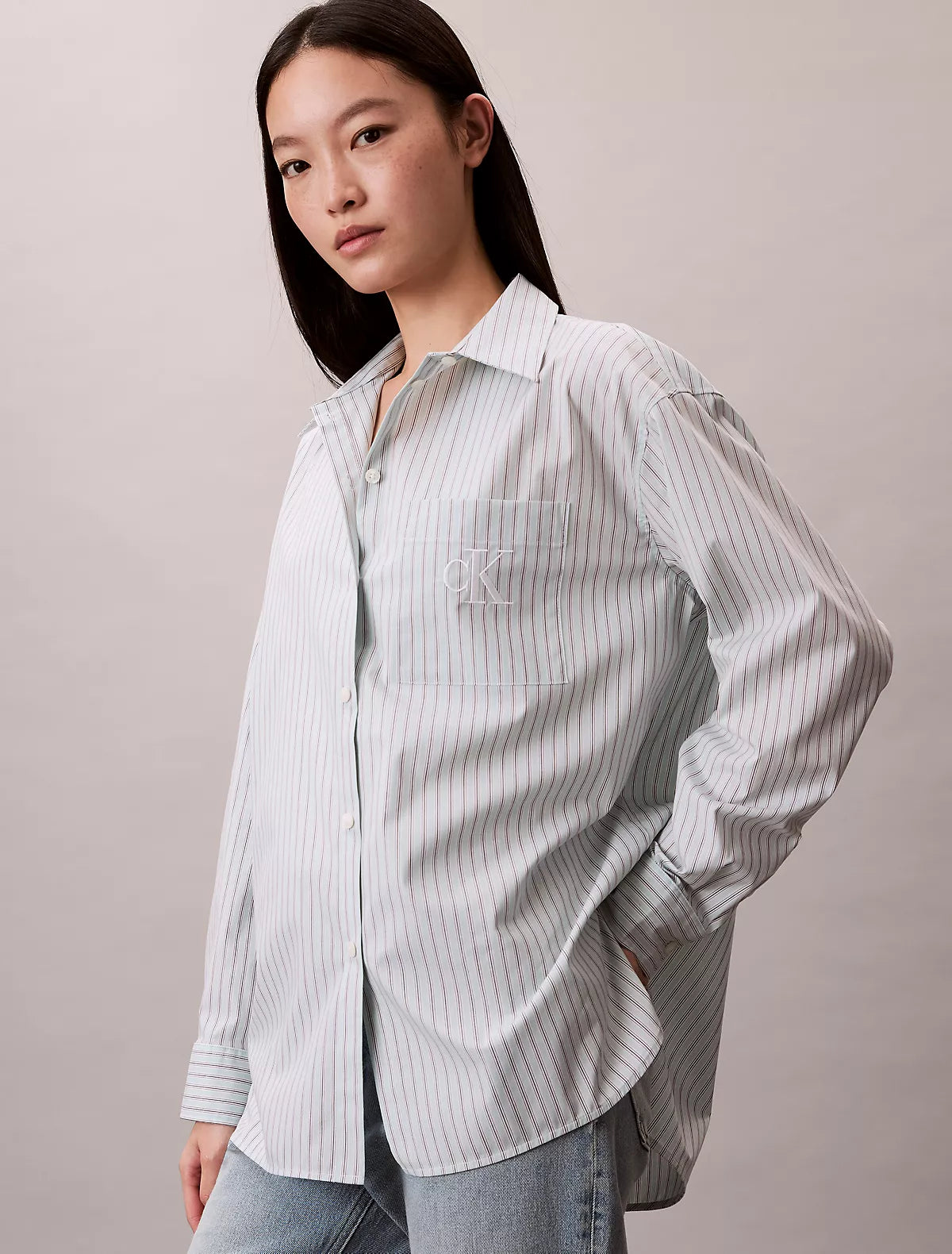 Calvin Klein - Yarn-Dyed Stripe Button-Down Shirt