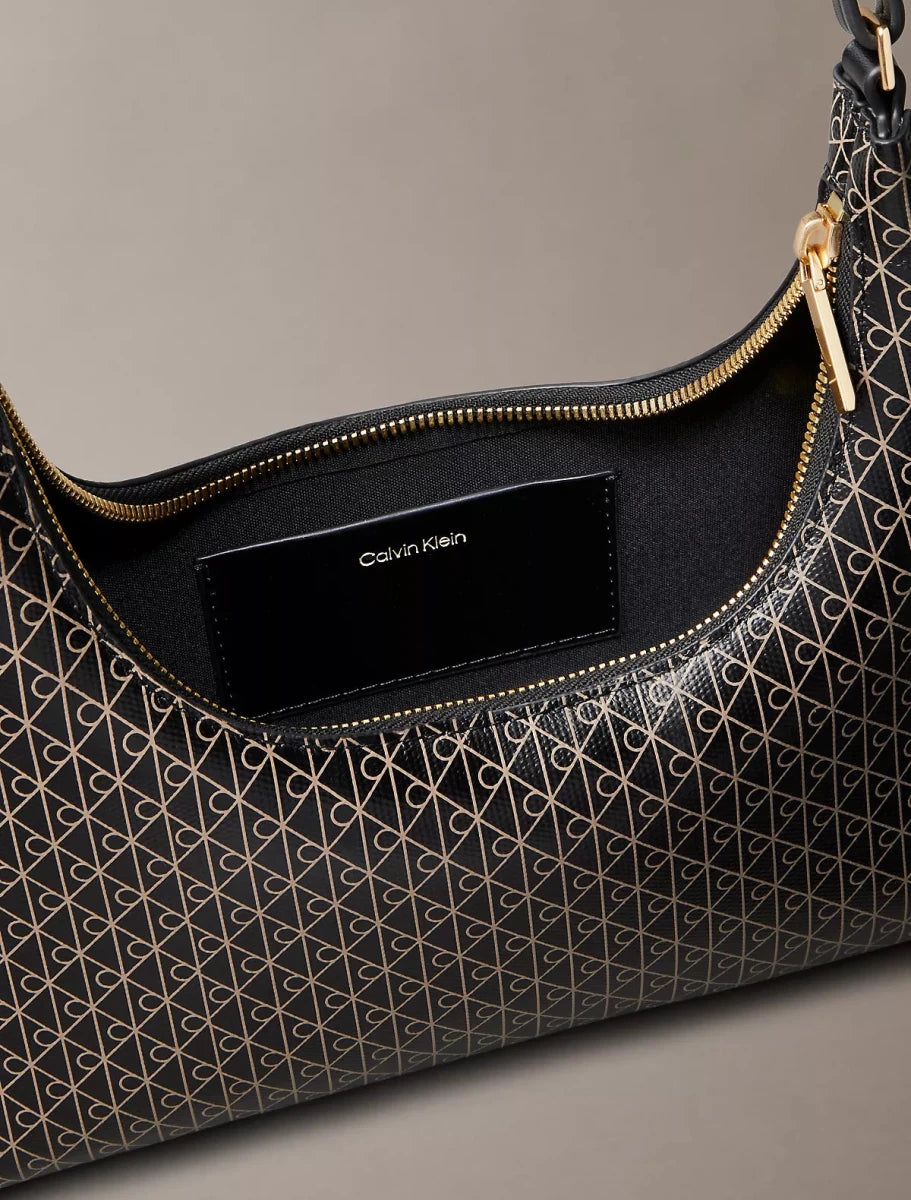 Calvin Klein - Allover Emblem Logo Shoulder Bag - Brandatak Store