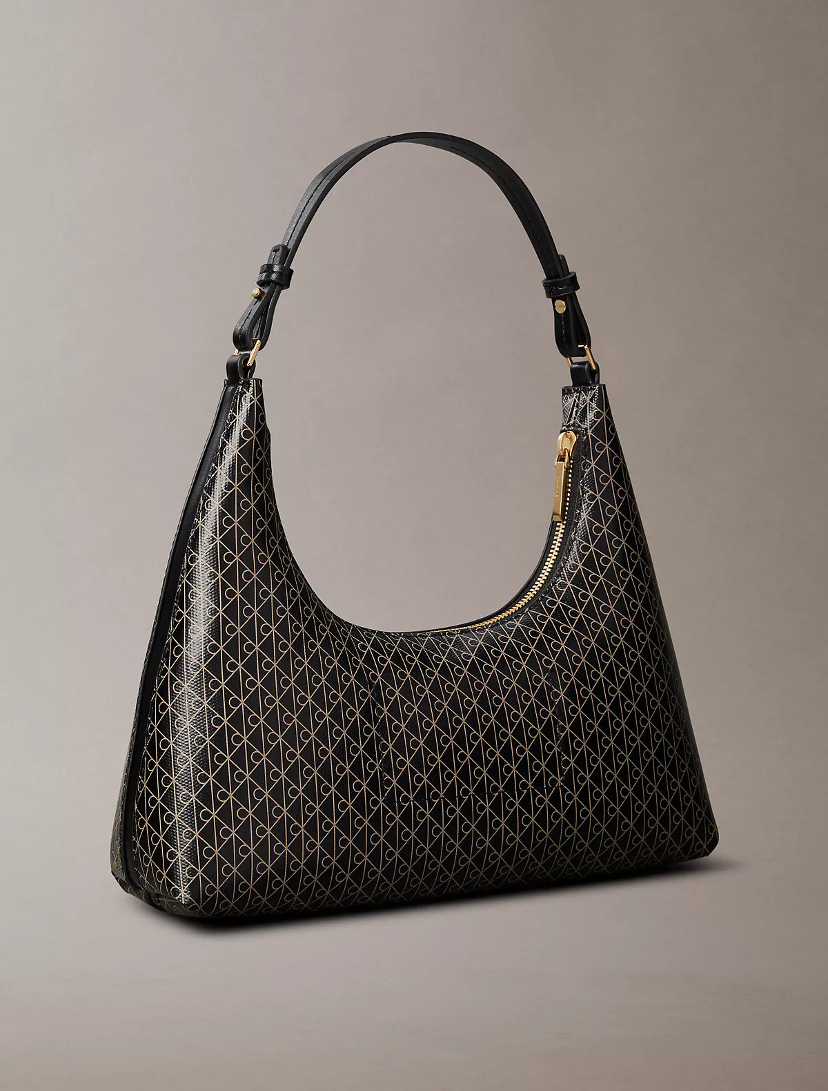 Calvin Klein - Allover Emblem Logo Shoulder Bag