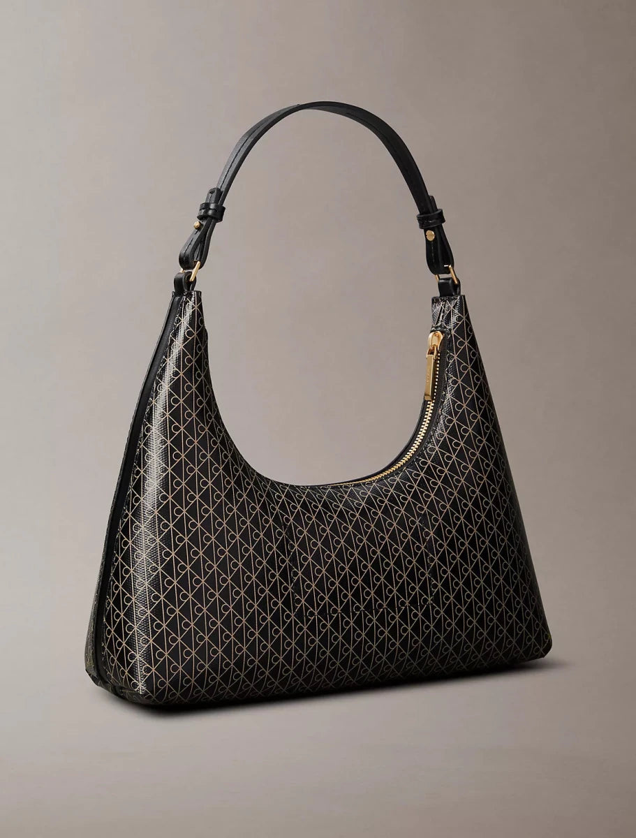 Calvin Klein - Allover Emblem Logo Shoulder Bag - Brandatak Store