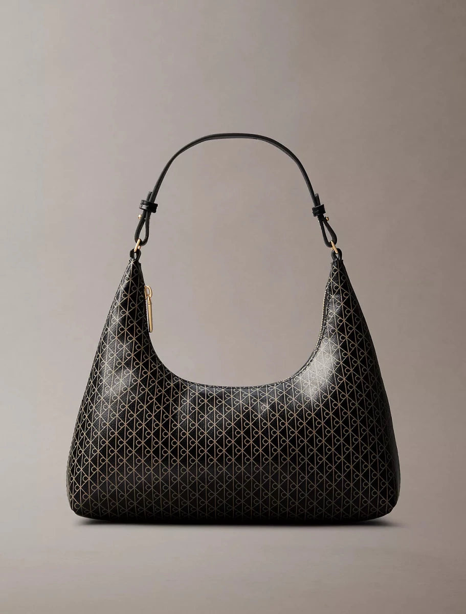 Calvin Klein - Allover Emblem Logo Shoulder Bag - Brandatak Store