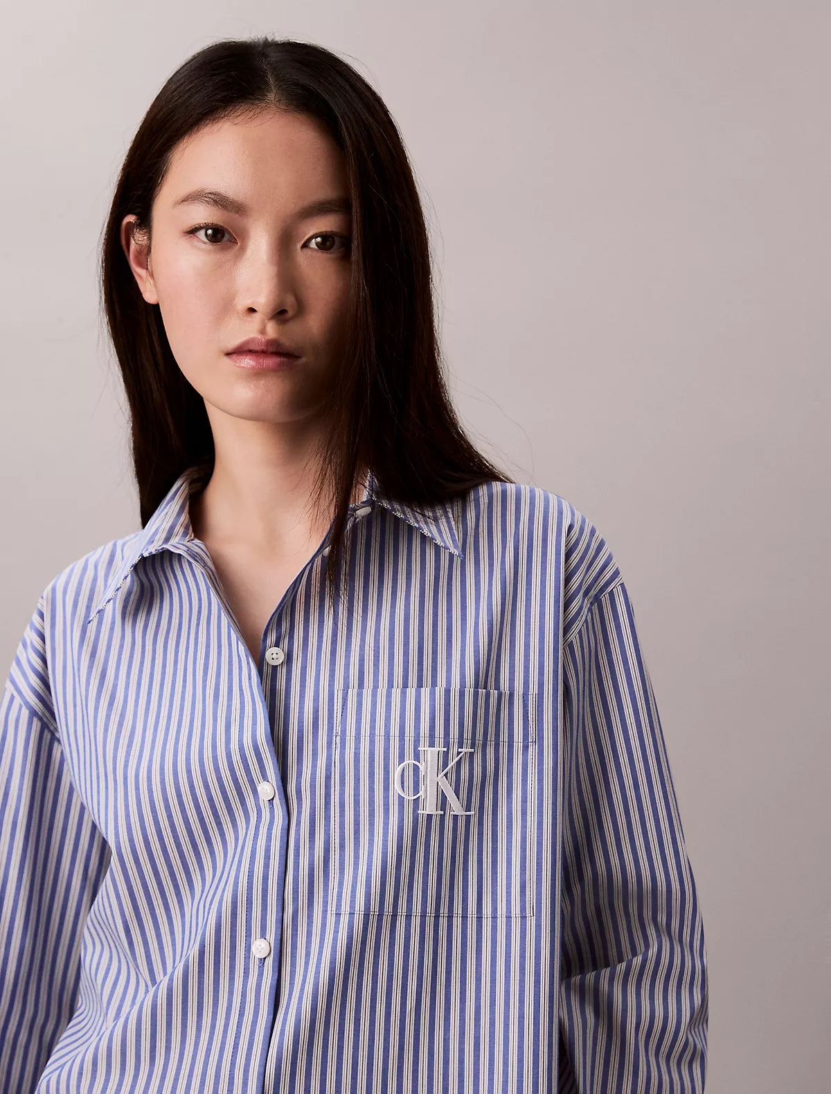 Calvin Klein - Yarn-Dyed Stripe Button-Down Shirt