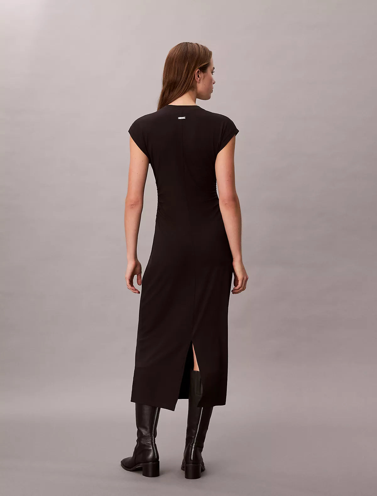 Calvin Klein - Modal Blend Jersey Slim Midi Dress