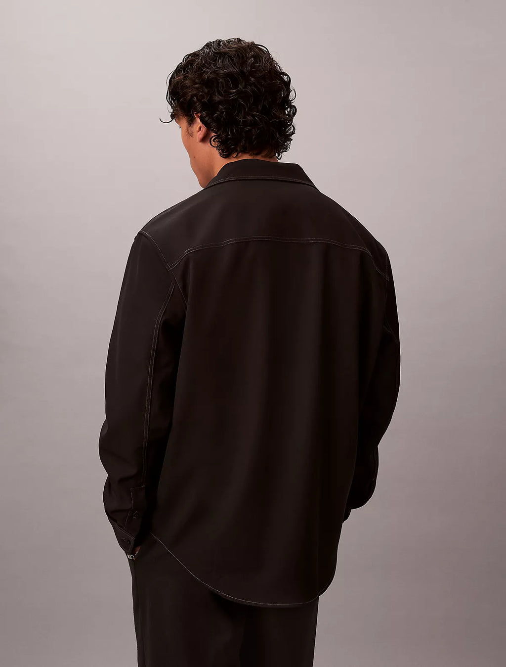 Calvin Klein - Wool Blend Relaxed Shirt Jacket