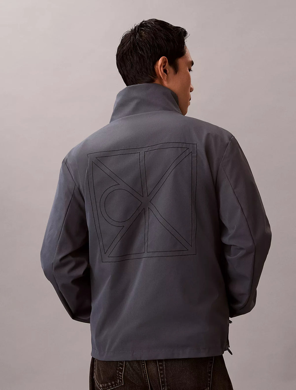 Calvin Klein - Allover Emblem Logo Reversible Jacket