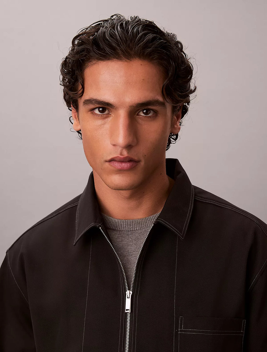 Calvin Klein - Wool Blend Relaxed Shirt Jacket