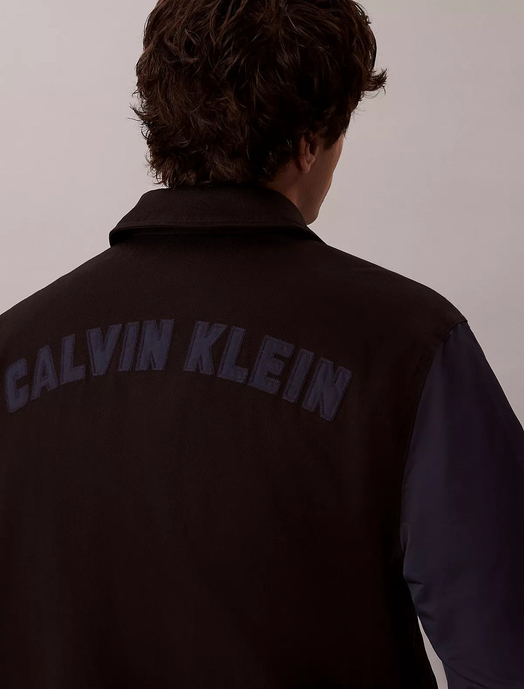 Calvin Klein - Nylon Cotton Varsity Bomber Jacket
